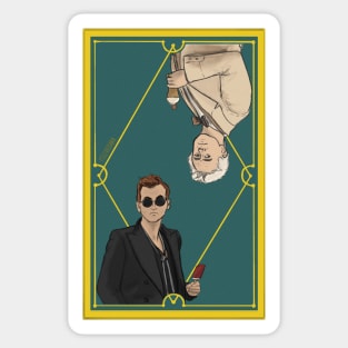 Ineffable Husbands Tarot Card version 2 Sticker